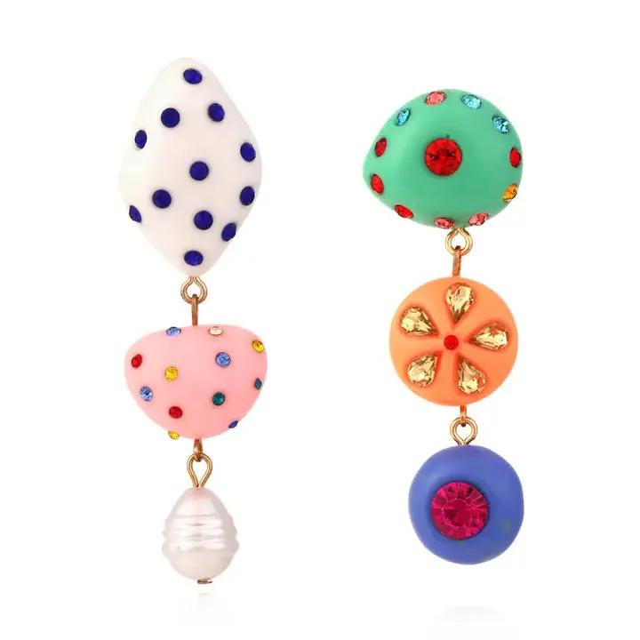 Confetti Cutie- Drop Earrings