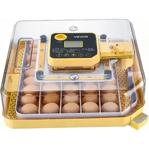 VEVOR 24 Egg Incubator, Automatic Egg Turner with LED Candler, Temperature Humidity Control, 360 View Clear Window, Auto Water Refill, Poultry Eggs Incubators for Hatching Chicks Ducks Goose QuailVEVOR Super Brand Day