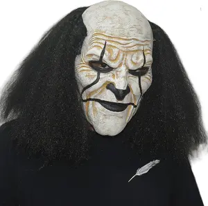 Tree Stump Halloween Mask for Men Cosplay Scary Clown Masks for Adults (Black)