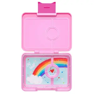 Snack Size Bento Lunch Box – Leakproof, 3 Compartments