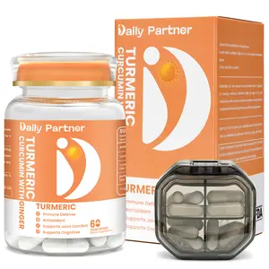 Turmeric Curcumin Supplement with 95% Curcuminoids & Black Pepper Extract | Support Absorption for Joint, Immune & Anti Inflammatory Support, Tumeric Capsules, Natural Supplements, + Capsule Box Healthcare