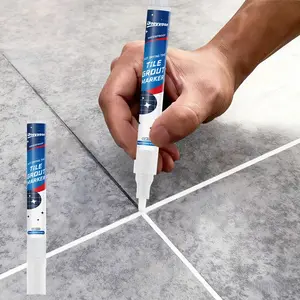 Tile Sealing Grout Pen, Multi-Functional Waterproof Formula Fast-Drying Joint Filler, Anti Leak, RV & Home Use, Long-Lasting Weather Resistant, Easy Operation