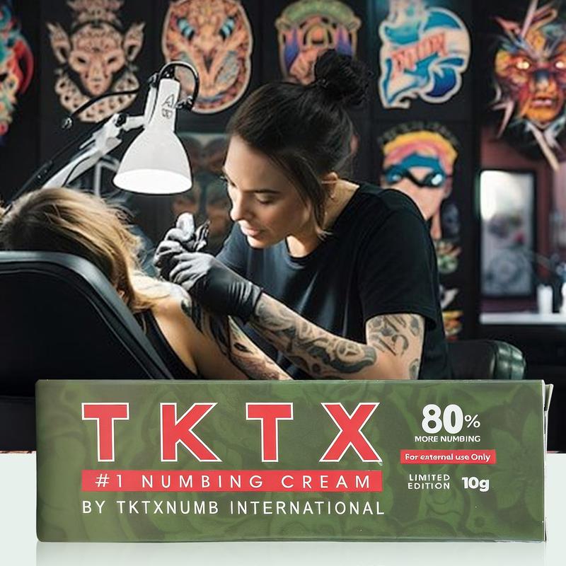 TKTX Tattooing Anesthetic Cream-Green 80% Upgrade Edition-Painless Tattooing-Efficient Anesthetic Formula to Realize Professional Tattooing Experience. TKTX Tattooing Anesthetic Cream-Green 80% Upgrade Edition-Painless Tattooing-Efficient Anesthetic Formula to Realize Professional Tattooing Experience.