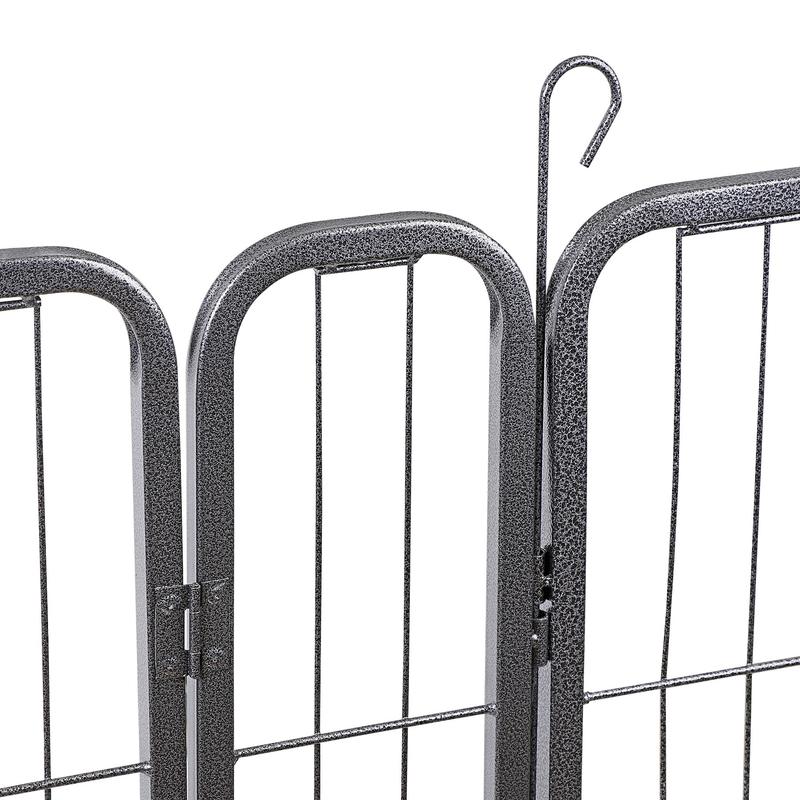 SuperDeal Pets 40-Inch Foldable 8-Panel Dog Playpen - Exercise Fence for Pets