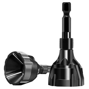 Deburring Tool, HSS Hex Shank Deburring Tool for Metal, Bolt Thread Repair with Quick Release Shank Fits, 2 Pack