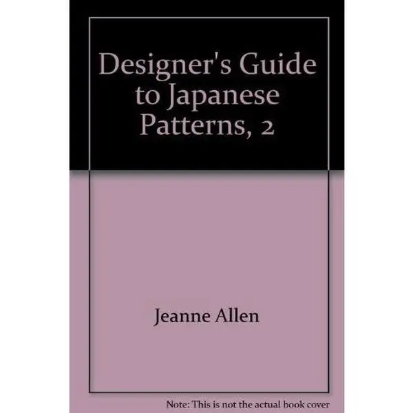 USED Book - Designer's Guide to Japanese Patterns, 2 by Jeanne Allen (Paperback) - english