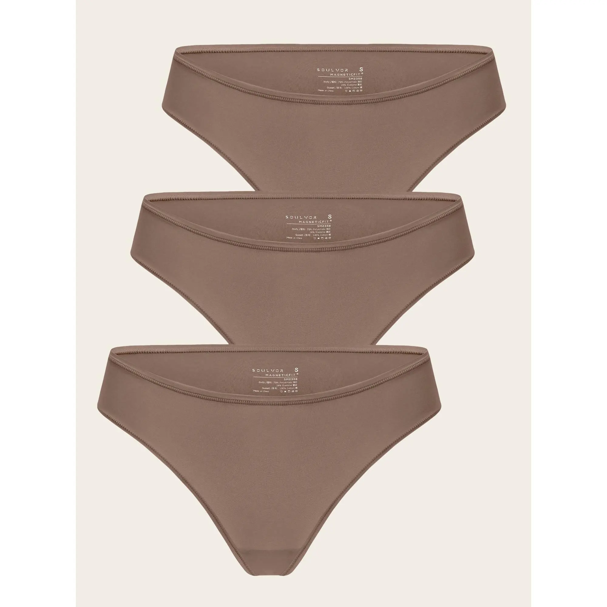Brown Purple (3pack)