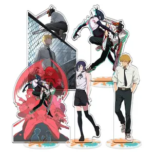 Anime Chainsaw Man – The Movie：Reze Arc Acrylic Stand Model Doll Denji Pochita Makima Hayakawa Aki Power PVC Figure Toy