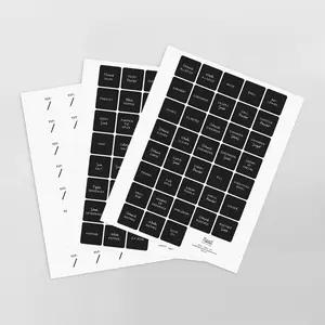 NEAT Method Spice Label Set – 76 Preprinted Labels for Spice Jars