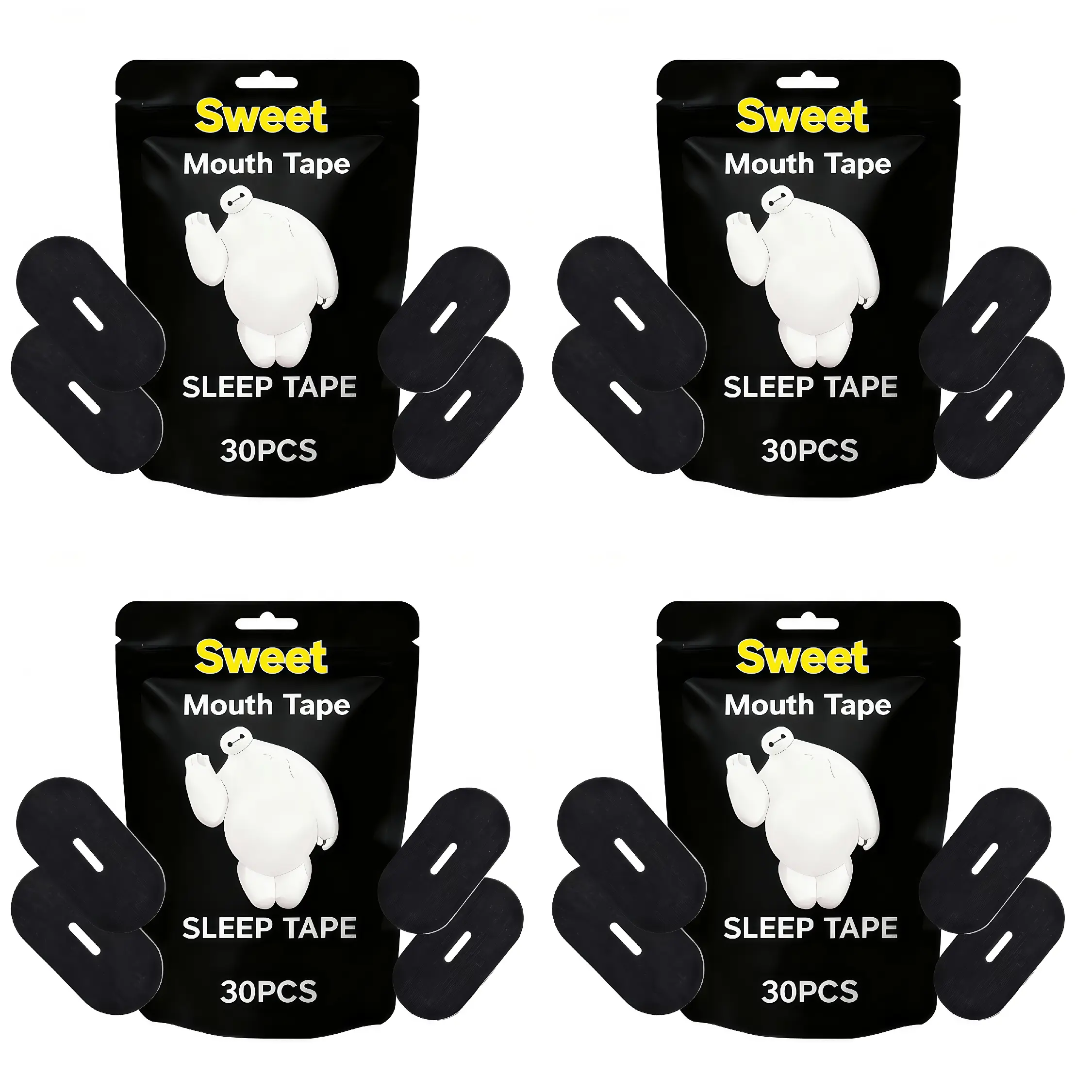 Sweet Mouth Tape with Breath Hole for Better Sleep Pink Gentle Adhesion 120/60/30 Pcs Healthcare Strong Adhesive Soft Sleep Strip Aid Natural All Seasons