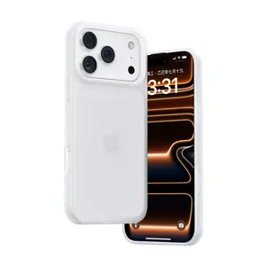 1 piece [BASE MORE COVER] new color design lens frame, ultra-thin liquid silicone semi-transparent, icy touch and skin-friendly feel, soft shell, Protective, suitable for Apple iPhone phone cases, naked phone, new model