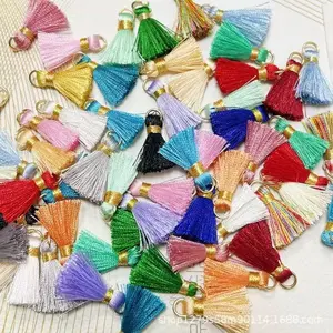 Sage-A43-Colorful Cotton Tassel