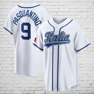 Vinnie Pasquantino Italia Baseball Jersey White Royal Shirt