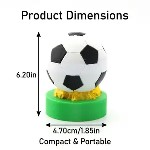 3D Printed Soccer Bottle Opener, TikTok Viral Twist Beer Bottle Opener for Game Day, Portable Soccer Fan Gift Bar Accessories, Unique Sports Bottle Opener for Men, BBQ Party Home Bar Essentials