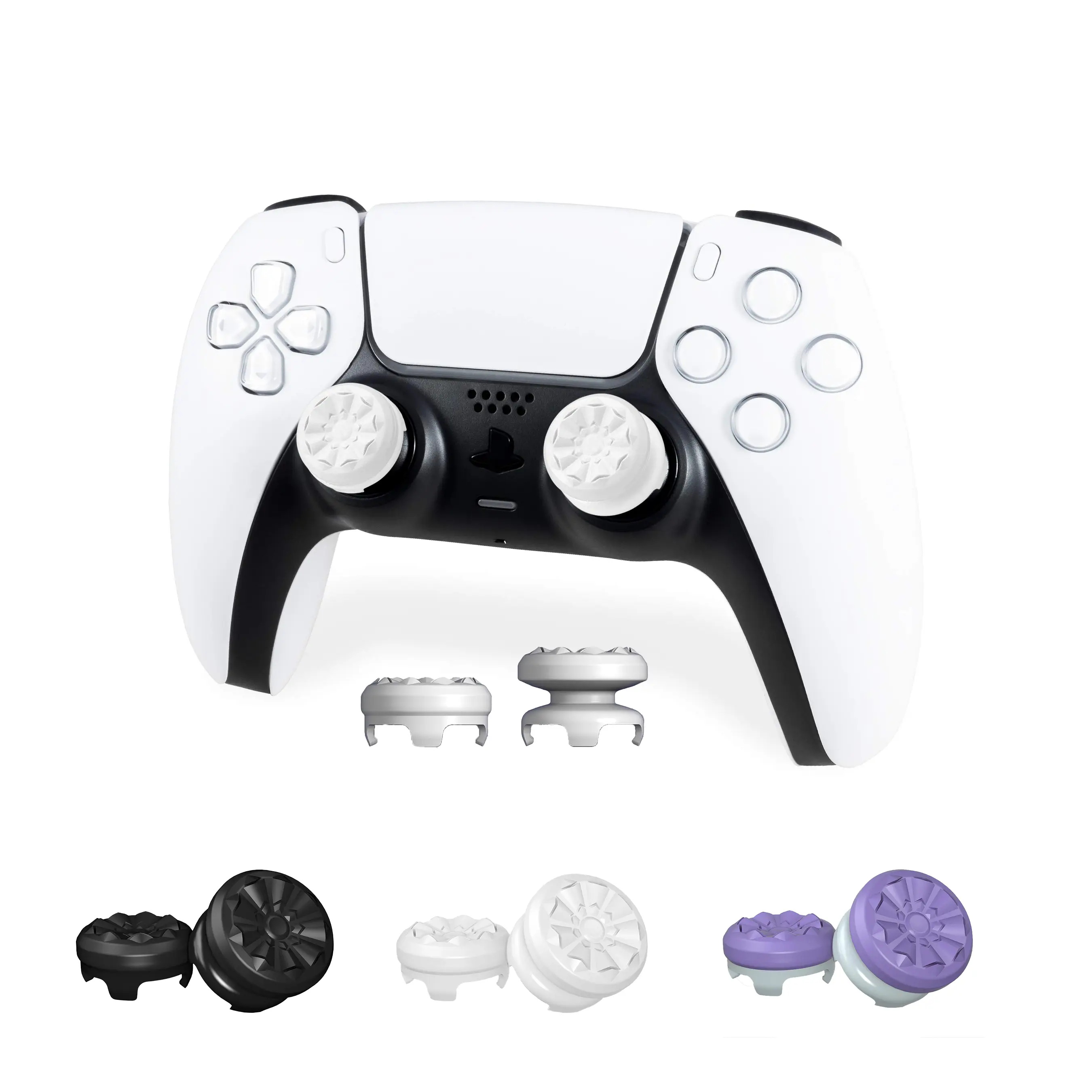 Controller Professional Thumbstick Caps for PlayStation & Xbox | Improved Aim & Control FPS Gaming Accessories | 2 Pack Grip Set Joystick Cap
