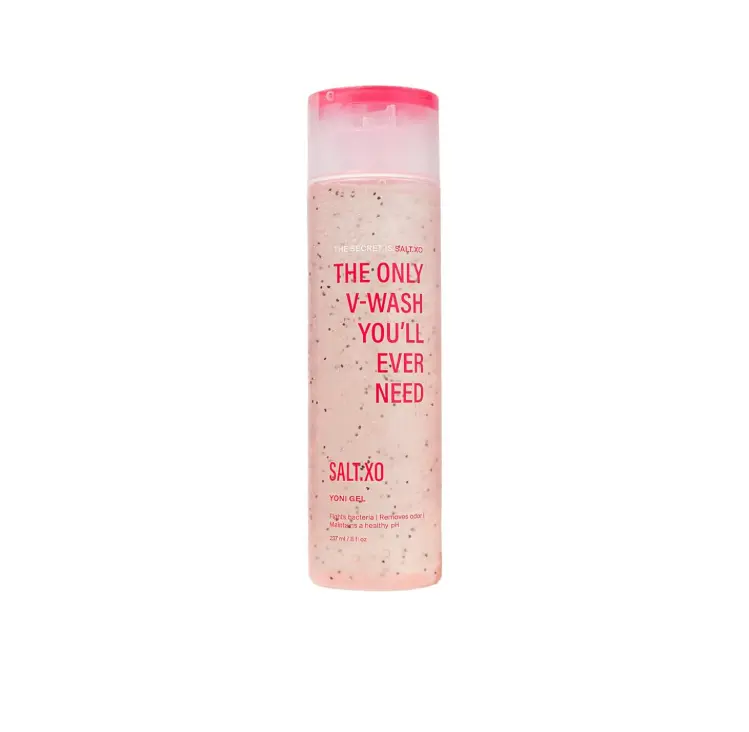 salt.xo pH Balancing Yoni Gel Wash, Refreshing Peppermint Intimate Gel Wash for Women, pH Balance V Wash Cruelty-Free, Odor Fighting Feminine Hygiene Wash (8 Fl Oz)