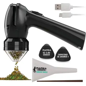 Original V2 1g Smoky Electric Portable Herb Grinder. USB Powered Essential Kitchen Mill for Grinding
