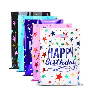 CHRISTMAS GIFT 40 Pack Party Favor Bags for Kids – Assorted Color Goodie Bags for Boys & Girls Birthday Party Supplies, Gift Treat Bags for Celebrations & Events