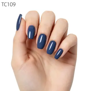 Klein Blue Gel Nail Polish – Soak Off UV LED Cobalt Blue Gel Polish, High Shine Glossy Finish, Chip Resistant, 7ml Travel Size for Home DIY Manicure