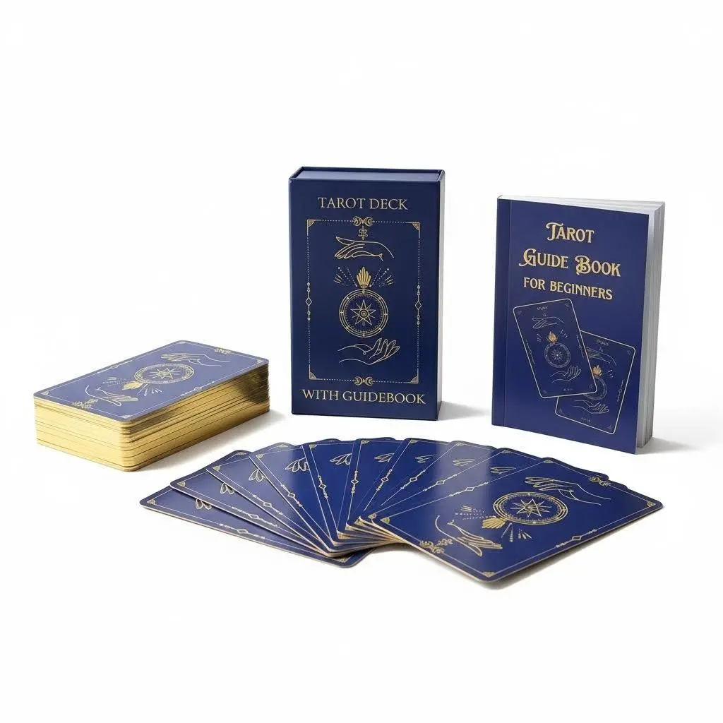 The Original Tarot Cards Deck with Guide Book for Beginners NEW ARRIVE BLUE High-Quality Materials Gold Foil Diagrams Gilded Edges Exquisite Packaging Thoughtful Gift