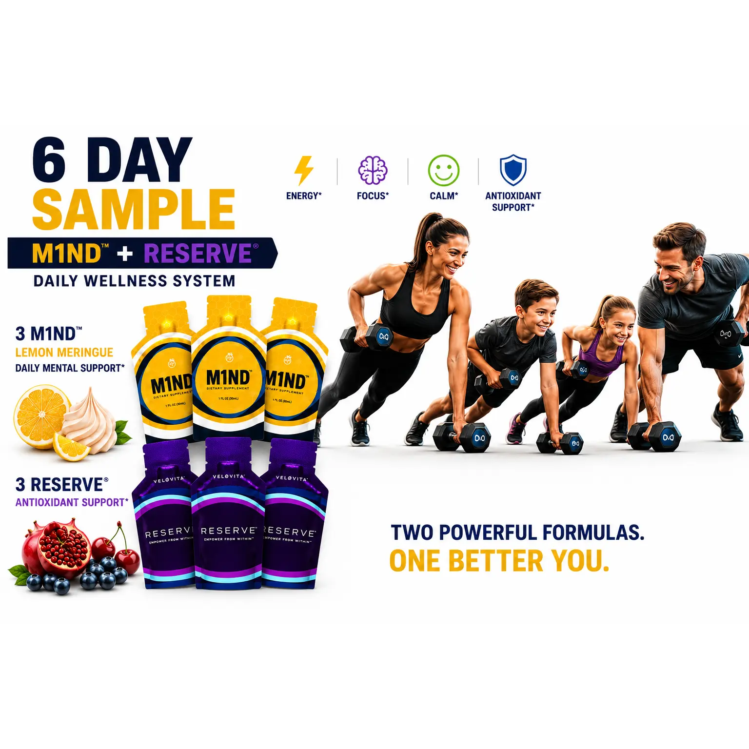 Coach Randall Relief™ The Ultimate Blend™ – 3 Reserve® and 3 M1ND (Bran-replacement)