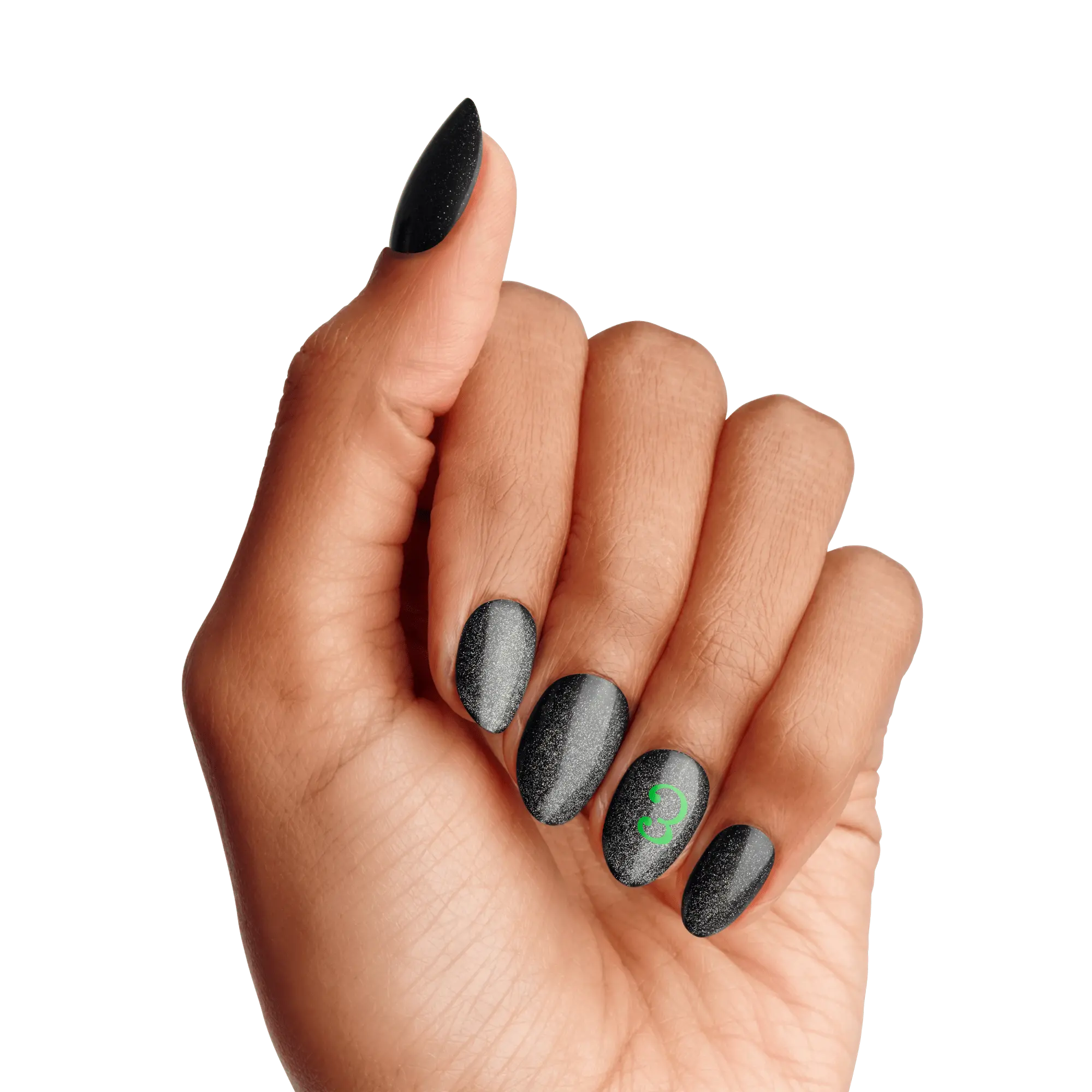WICKED X KISS Press On Glue Nails | I Look Good in Green