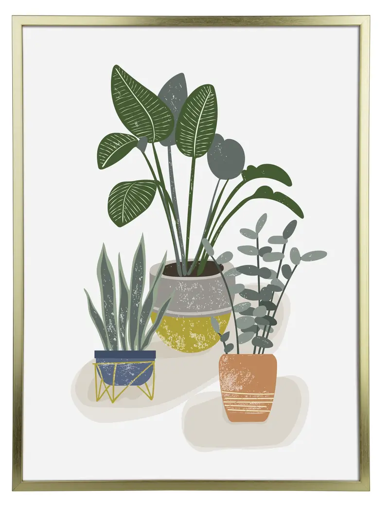 Mainstays – 18x24 Picture Frame – Gold Thin Flat Profile Wall Photo Frame