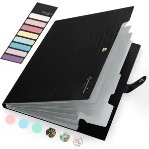 "Accordion File Organizer – 5-Pocket Letter Size Expanding Folder"
