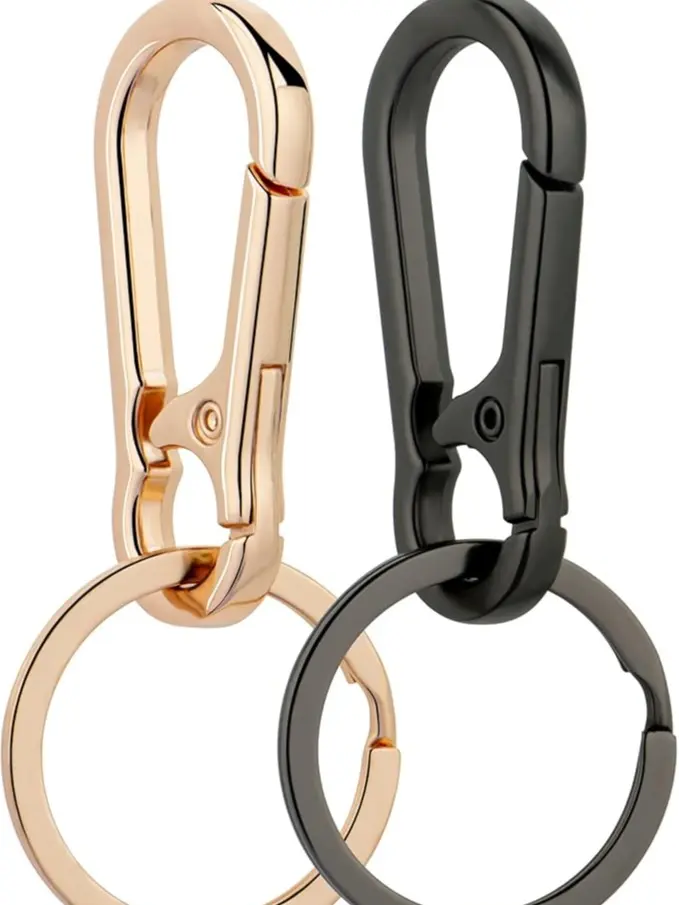 Metal Keychain, Key Ring, Key Holder, Hook, Storage Holder—Suitable for Household and Car Keys, Key Finder, Unisex