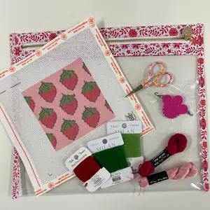 Emily's Beginner Needlepoint Kit - Strawberries