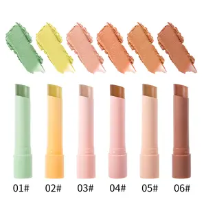 TikTok Viral 6-Color Color Correcting Concealer Stick - 24H Waterproof Full Coverage for Redness & Dark Circles, For All Skin Tones