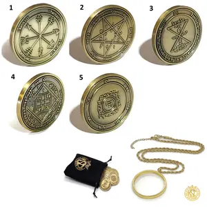 5 Pentacles of Venus 1FitAll bezel Necklace Spiritual Yoga Jewelry Inspirational Jewelry