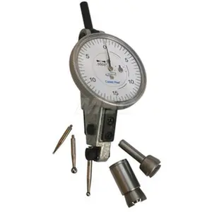 iGaging Dial Test Indicators: 0.06 Max, 0-15-0 1-1/2" Dia, White Dial, 0.0005" Graduation 400-065-60