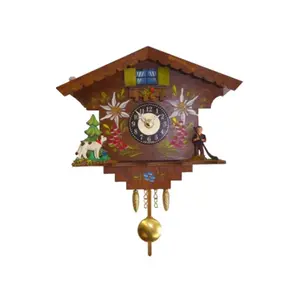 ENGS  Engstler Battery-operated Clock - Mini Size with Music-Chimes