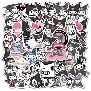 Sanrio 50 Kuromi Stickers - 50pcs Not Repeated Variety Pack