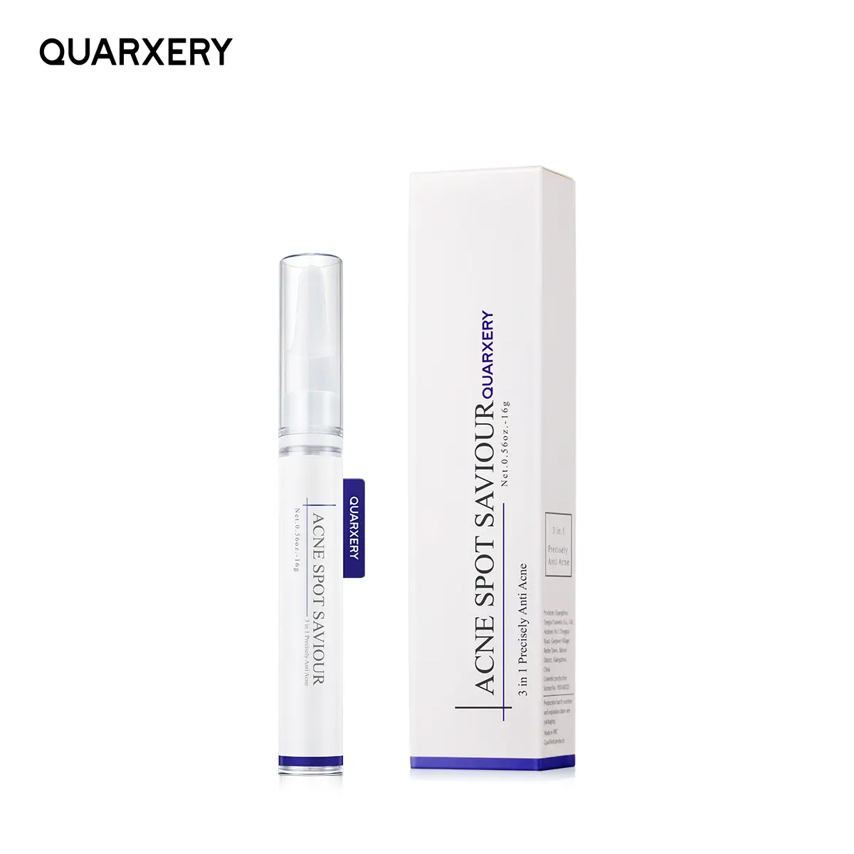 QUARXERY 3-in-1 Acne Clearing Spot Treatment Pen with Precise Applicator for Skin Repair and Reducing Recurrence, Acne Clearing Products, Three-In-One