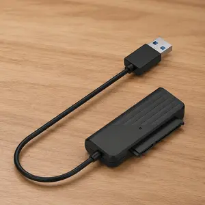 USB 3.0 Type-C to SATA III Adapter: UASP Support, Compatible with Windows/Mac/Linux/Android OTG, Connect 2.5" SSD/HDD to PC, Laptop & Phone for High-Speed Data Transfer & Storage Expansion