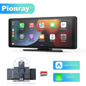 Upgrading an Old Car,10.26 Inch Carplay Display Screen, Touchscreen, with Carplay/Android/Auto/Mirror Link/1080P Backup Camera/Bluetooth/GPS Navigation/AUXfor All Vehicles.