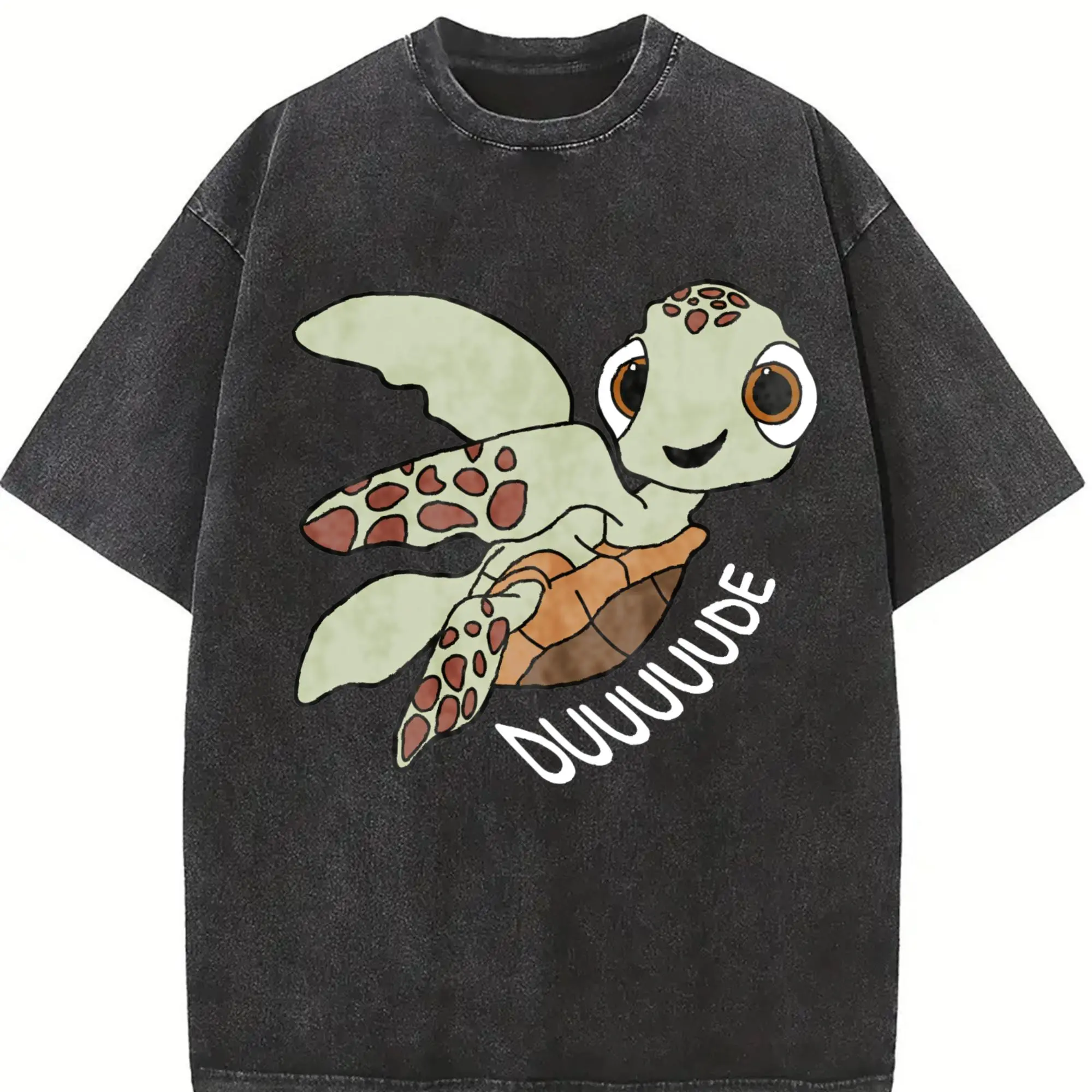 Squirt Tahirt, Finding Nemo Shirt, Finding Dory Shirt, Squirts Snorkeling Cotton Top Womenswear Women Casual Crewneck