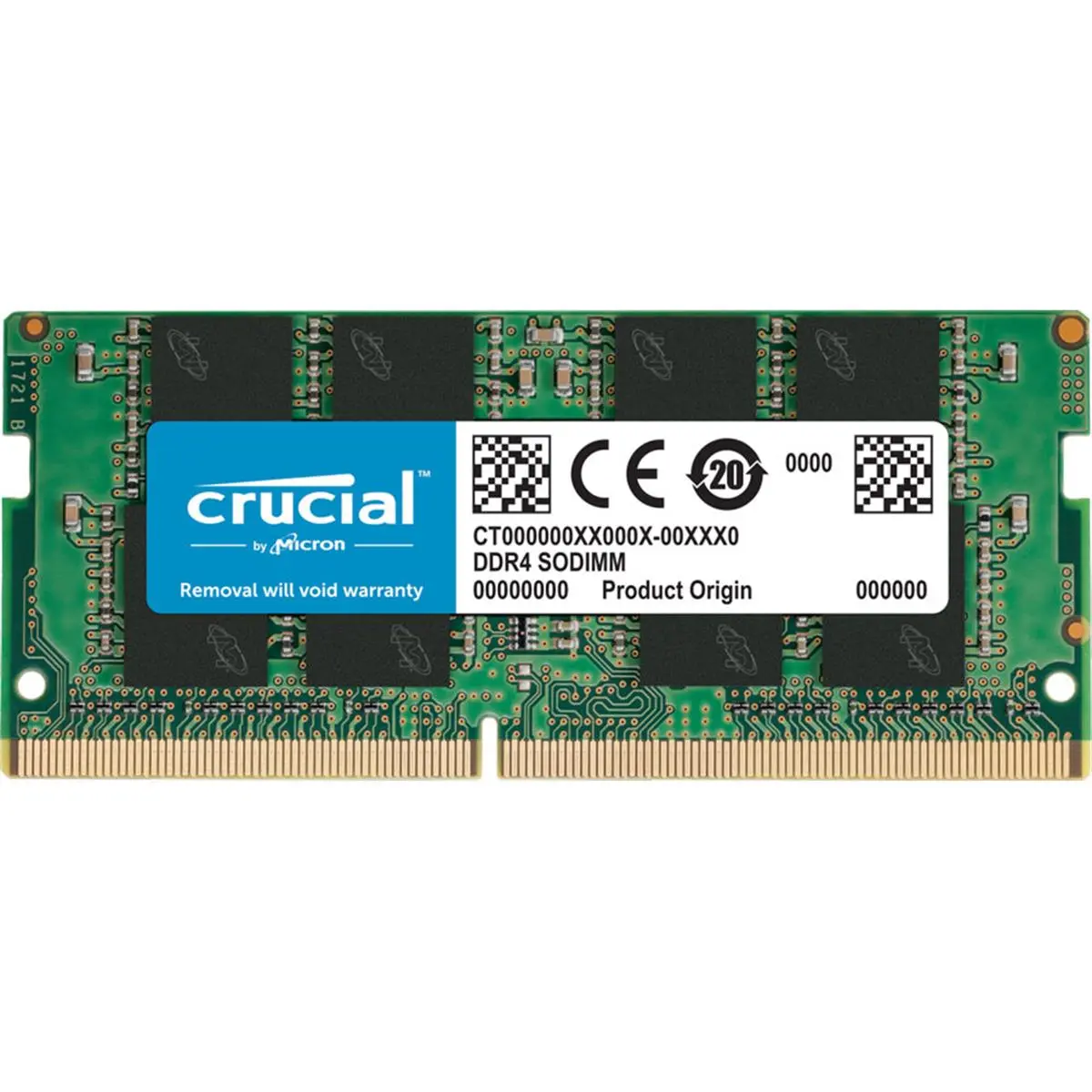 212 MAIN Unbuffered 8GB DDR4 SODIMM Memory Module, 3200MHz Speed