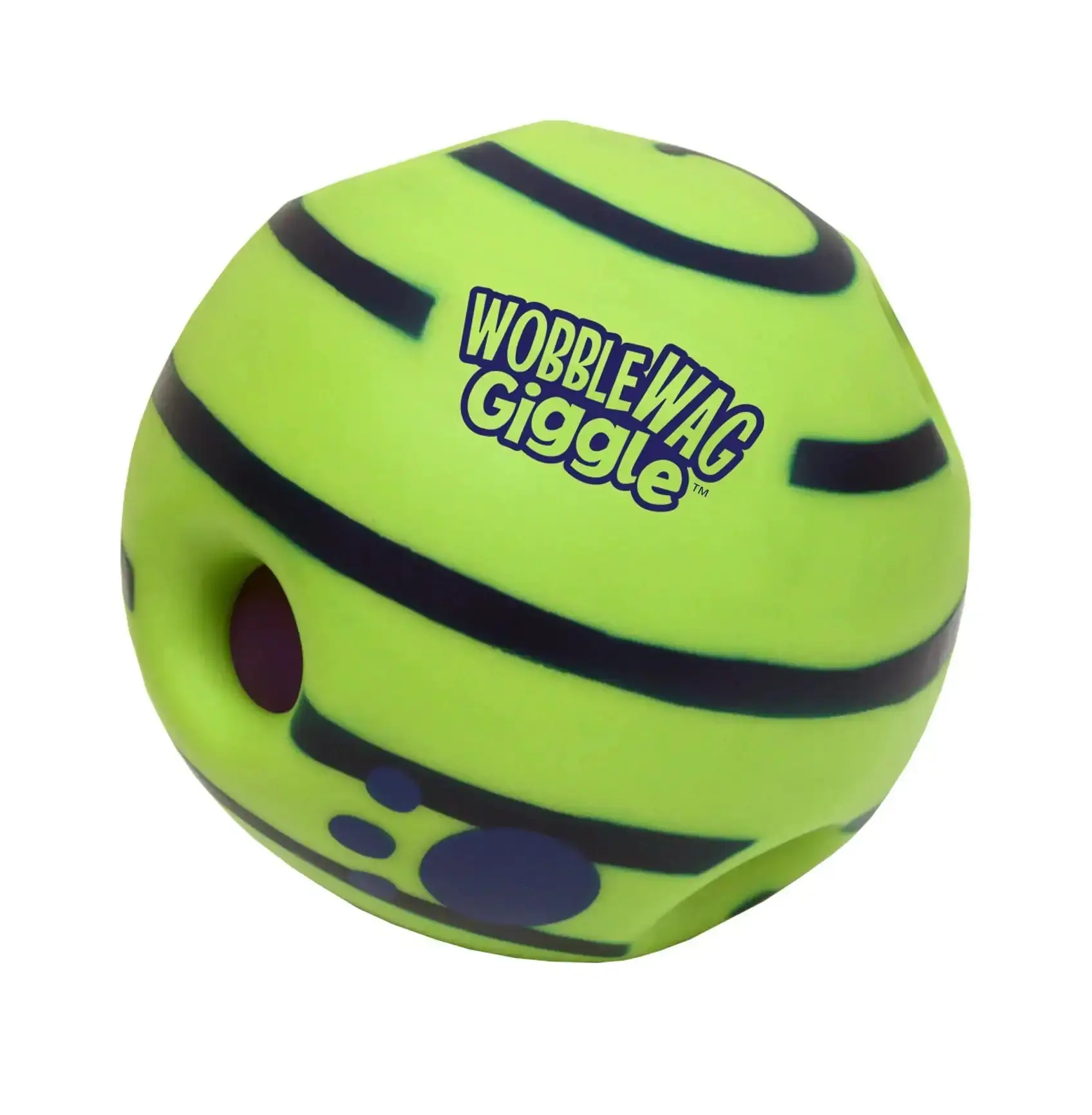 Wobble Wag Giggle Ball Dog Toy - Durable Ball Toy with Giggling Sound for Interactive Play with Small to Medium Dogs