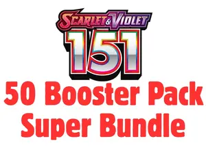 POKEMON 151 50 BOOSTER PACK SUPER BUNDLE