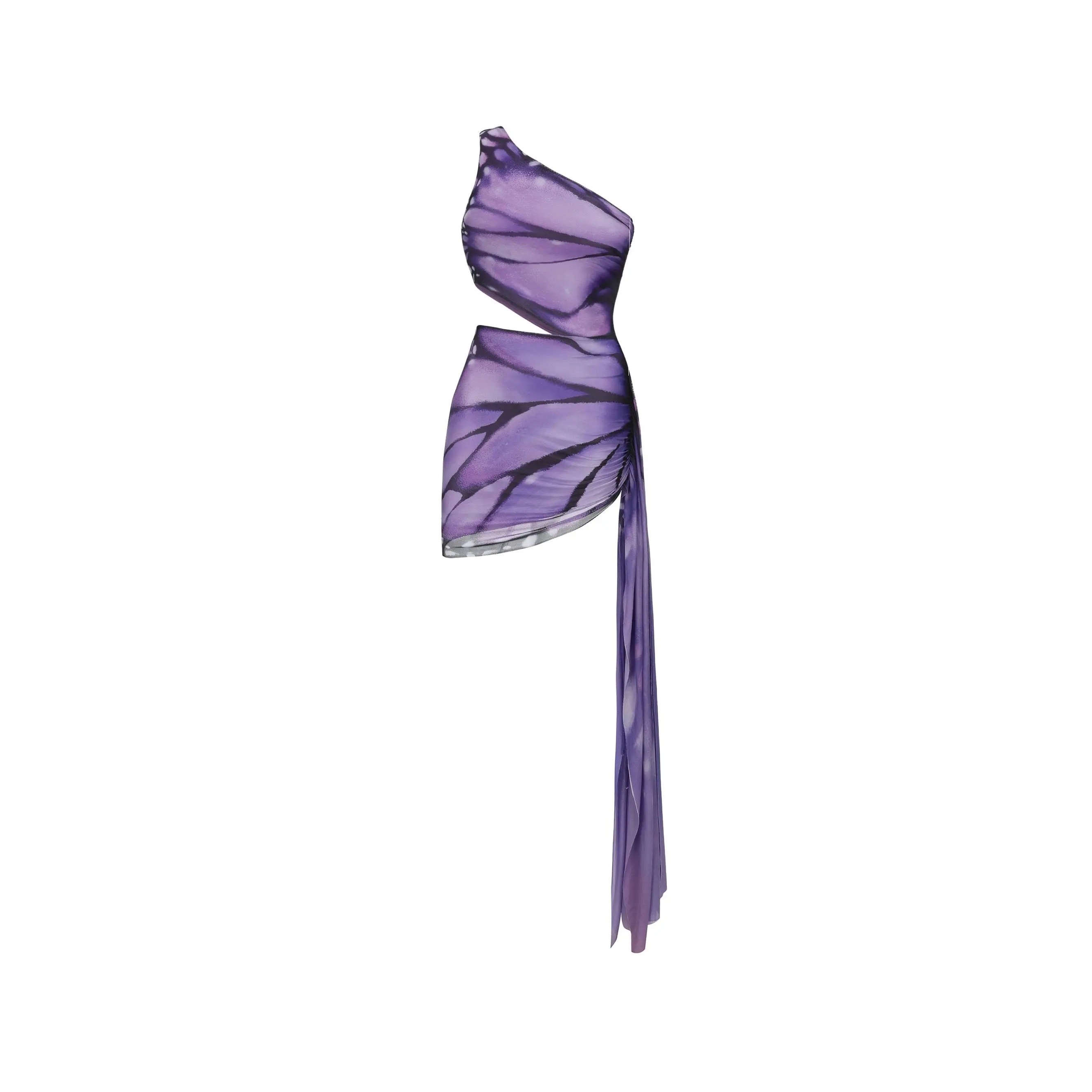 knee length dresses for ladies Purple Butterfly Tank Dress 12 main image 0