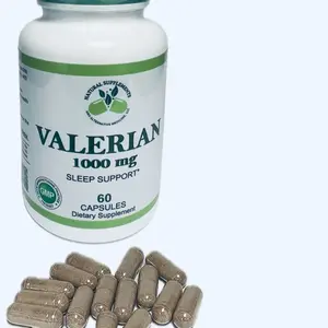 Valerian Root Supplement 500 mg | 60 Capsules | Made in USA | Non-GMO, Gluten Free, Herbal Supplement for Sleep Support - Healthcare, Vitamin