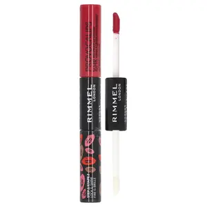 Rimmel London Provocalips, 16HR Kiss Proof Lip Color, 420 Berry Seductive, 0.14 fl oz (4 ml) / 0.1 fl oz (3 ml)