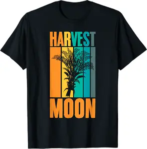 Harvest Moon Autumn Fall Season Thanksgiving Autumn Lovers T-Shirt - Latellestcha Shop 21B0D4Q6WJMK