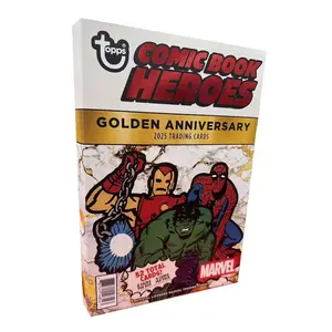 Marvel Topps Comic Book Heroes Golden Anniversary 2025 Trading Cards Box 32 Cards Exclusive at The Geek Set New Release