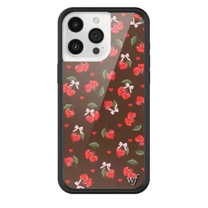 Wildflower Cases - Chocolate Cherries, Limited Edition iPhone Case | Accessories Durable Protection Dainty Aesthetic Trendy Chocolate Bows