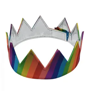 Diagonal Stripe Pride Reversible Crown