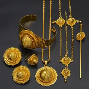 Complete Eritrean & Ethiopian Jewelry Set | Exquisite Six-Piece Jewelry Set